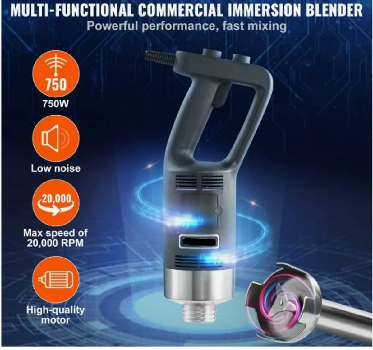 Commercial Immersion Blender Heavy Duty - Image 2