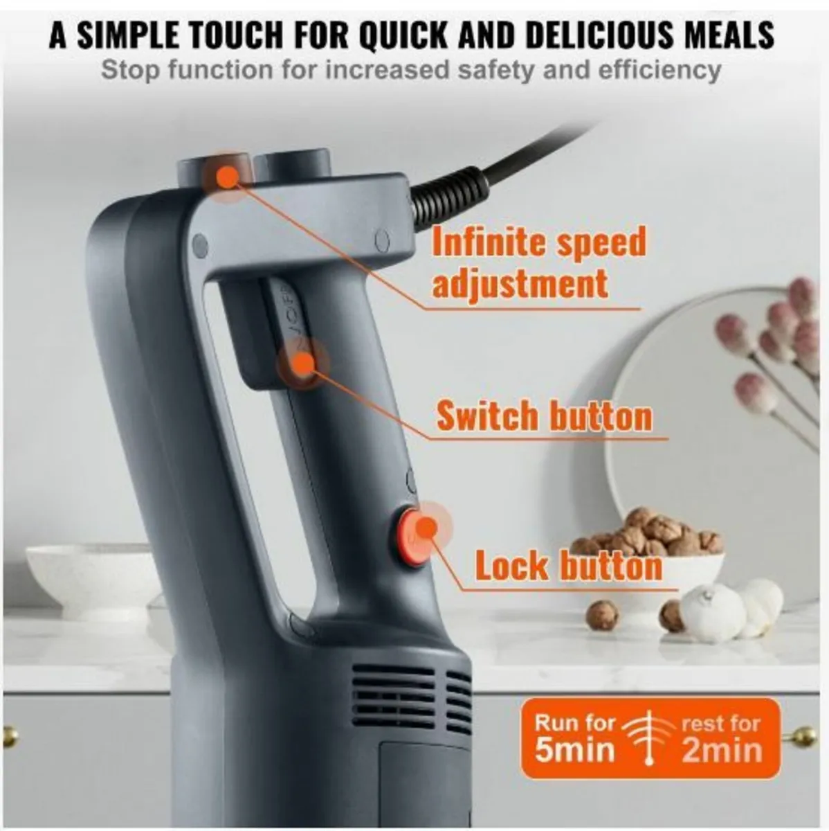 Commercial Immersion Blender Heavy Duty - Image 3