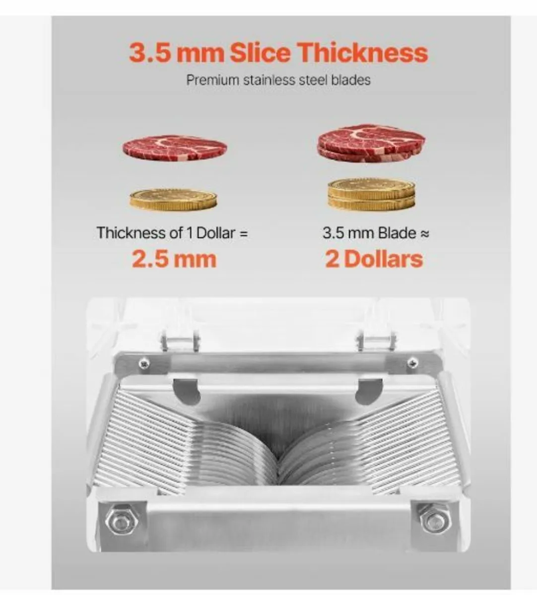 Electric Meat Cutter Machine 550W - Image 2