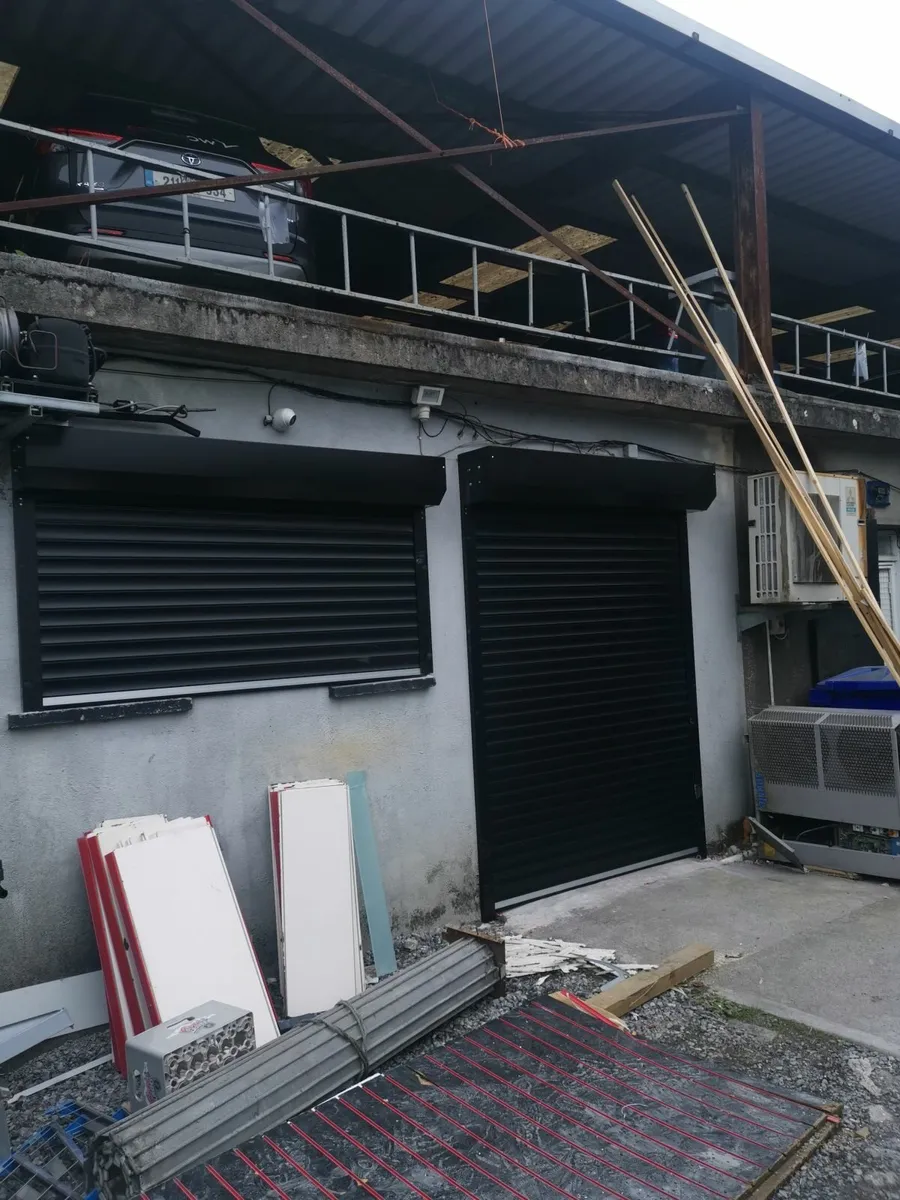 insulated  auto  roller  door,  black - Image 2