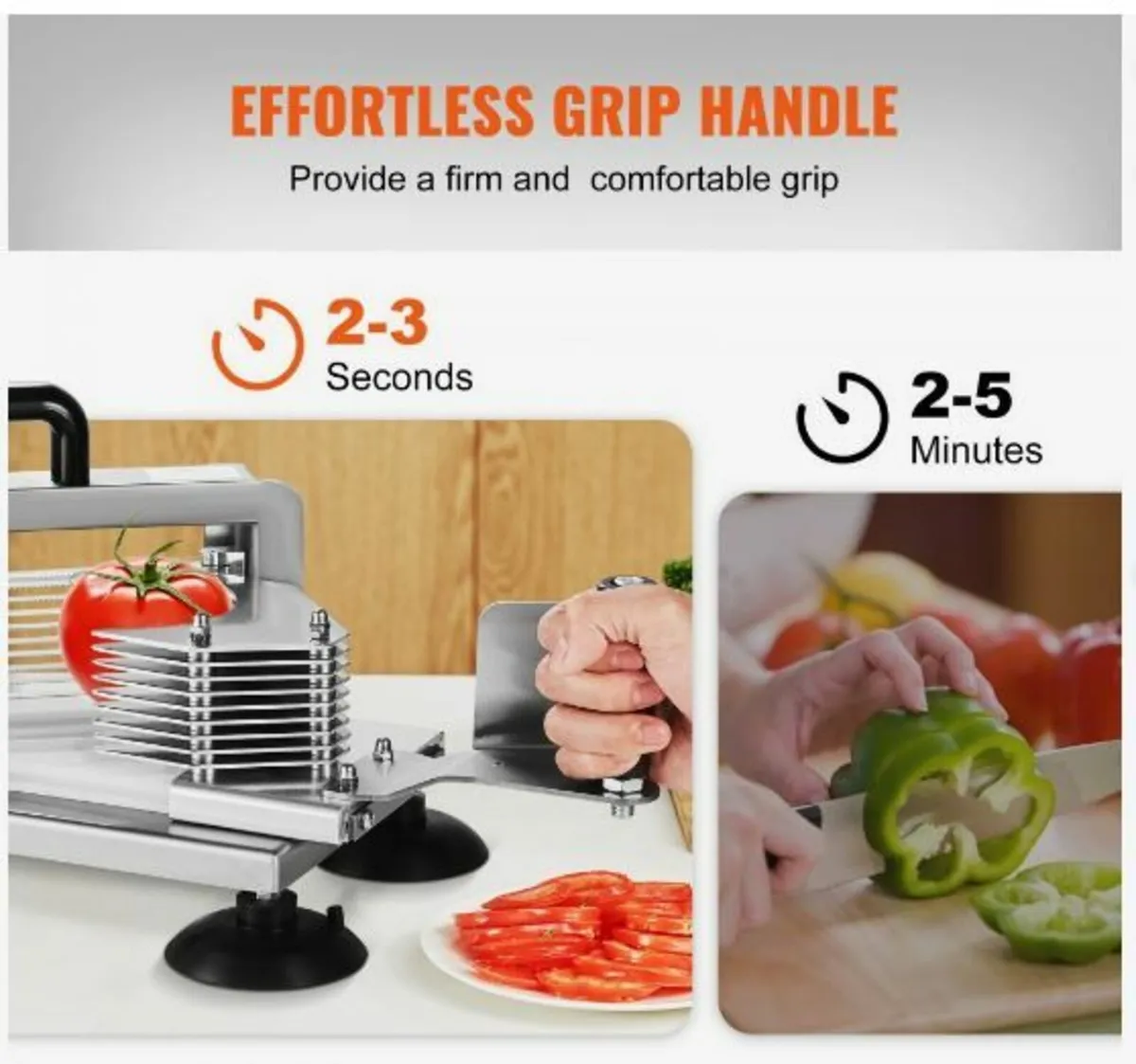 Commercial Tomato Slicer, 3/8 inch Tomato Cutter - Image 3