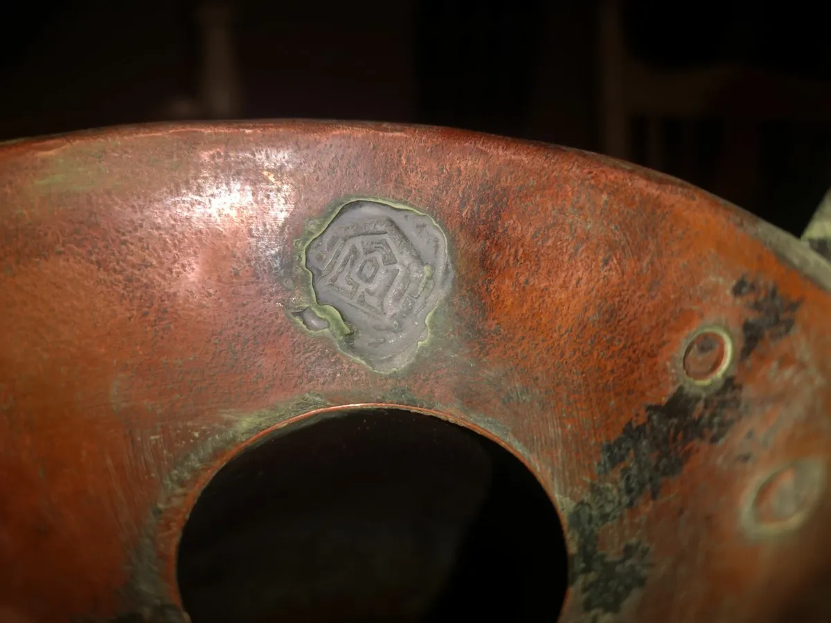Antique Victorian Copper measuring jug set - Image 3