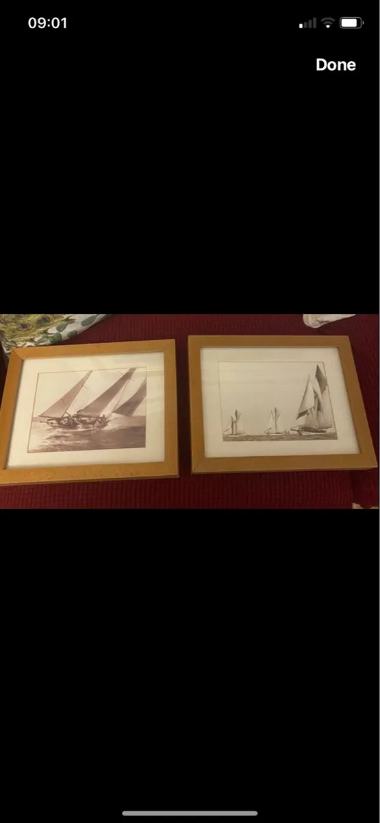 Framed Sailing Prints (2) - Image 1