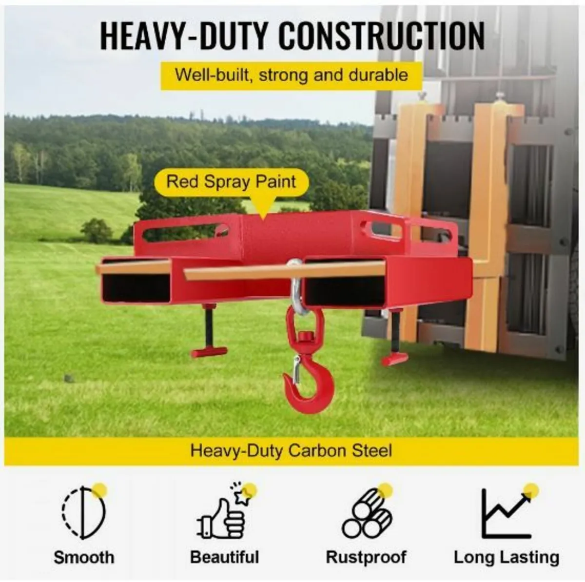 3 Ton Forklift Lifting Hook 6000 - Image 4