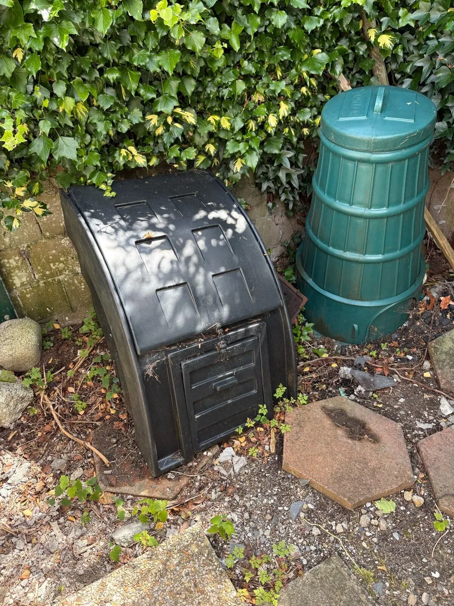 Compost and coal bin
