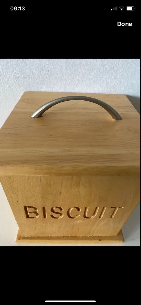 Timber Biscuit Box - Image 2