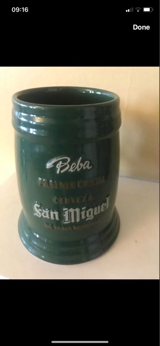 San Miguel Ceramic Tankard - Image 1