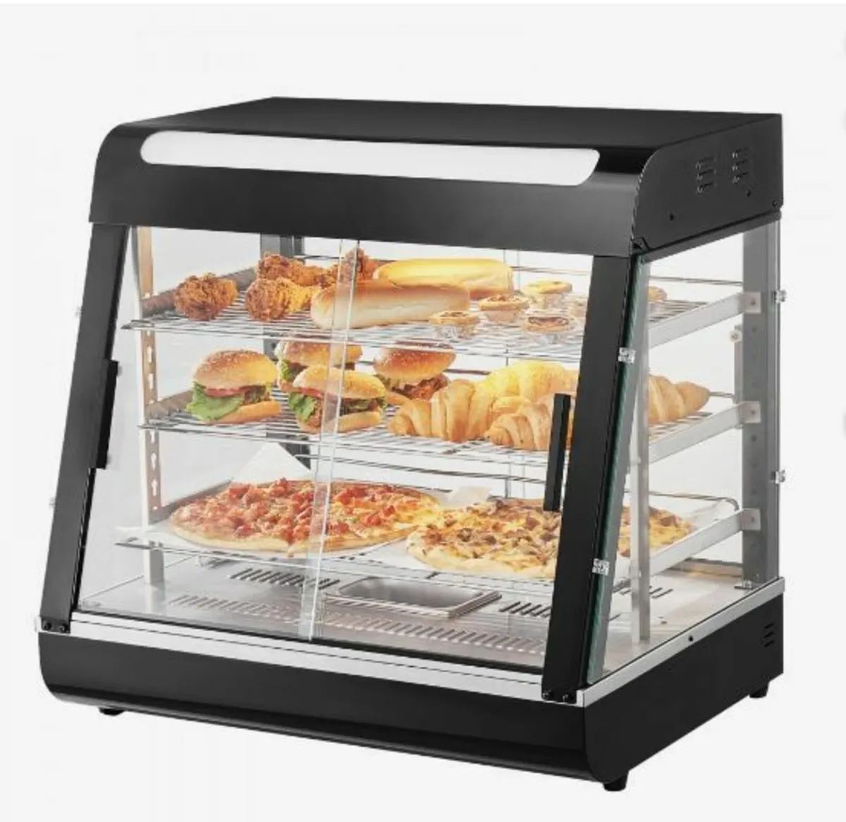 3-Tier Commercial Food Warmer Display - Image 1