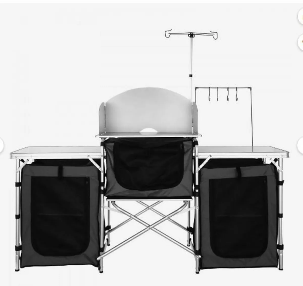 Camping Kitchen Table, Folding Outdoor - Image 4