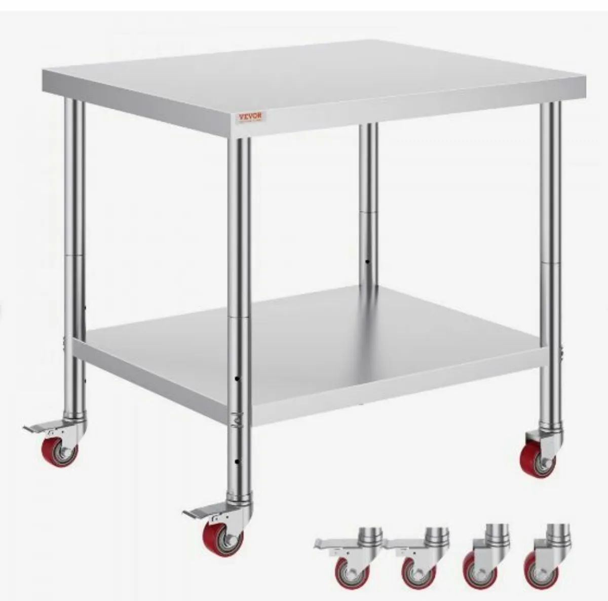 Stainless Steel Catering Work Table 30x36 Inch - Image 1