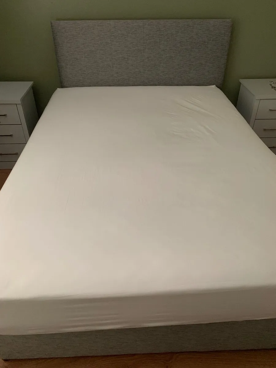 4ft x 6ft Bed  & Headboard (Double) & Buggy - Image 1