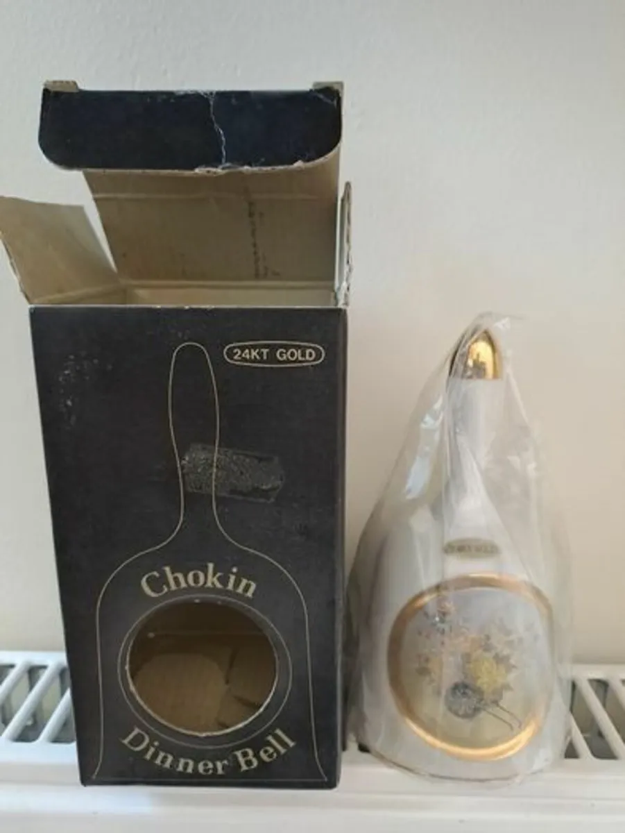 Chokin Dinner Bell 24k gold - Image 2