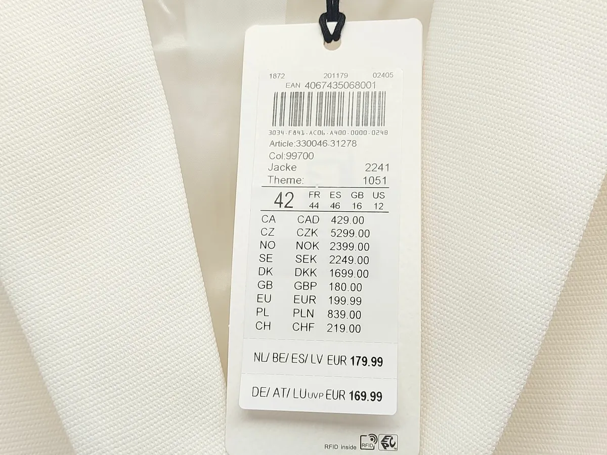 Online Auction Of A White Blazer & More! - Image 4