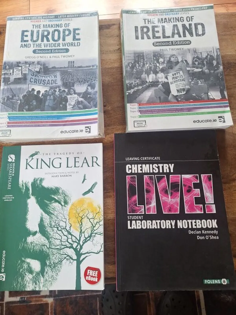 Leaving Cert Unused Books for Sale - Image 2