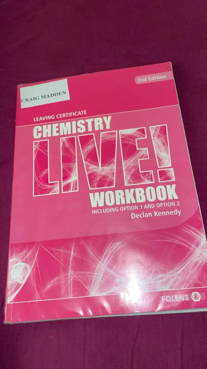 Leaving cert chemistry work book - Image 1
