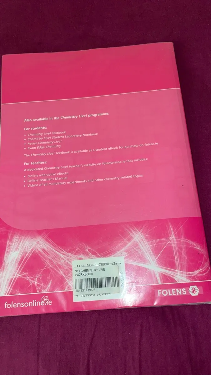 Leaving cert chemistry work book - Image 2