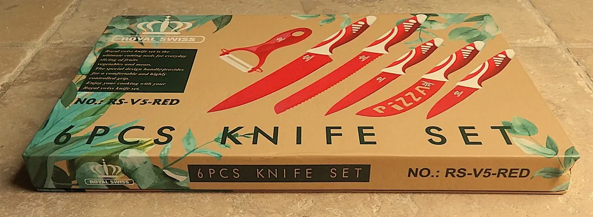 6 Piece Royal Swiss Knife Set, as new - Image 4