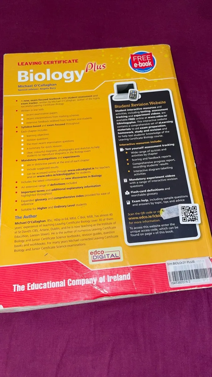 Leaving cert biology plus book - Image 2