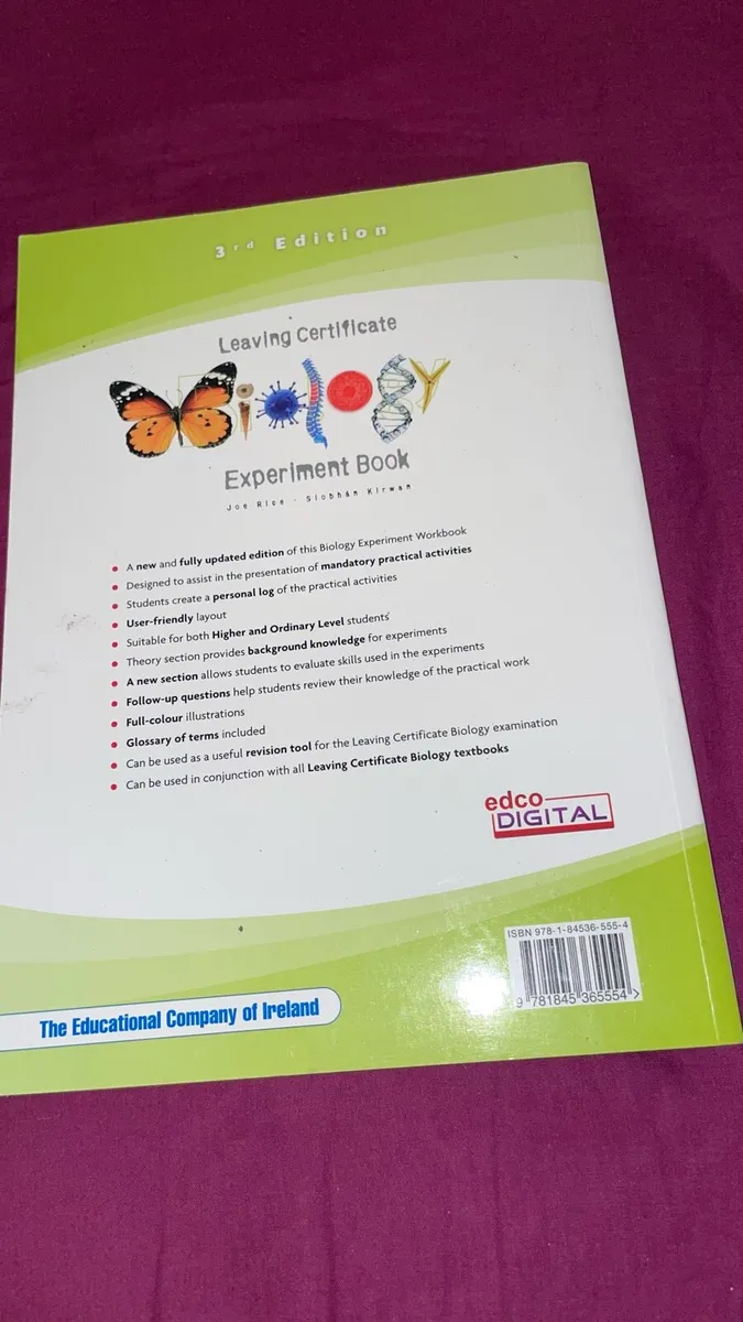 Leaving cert biology experiment work book - Image 2