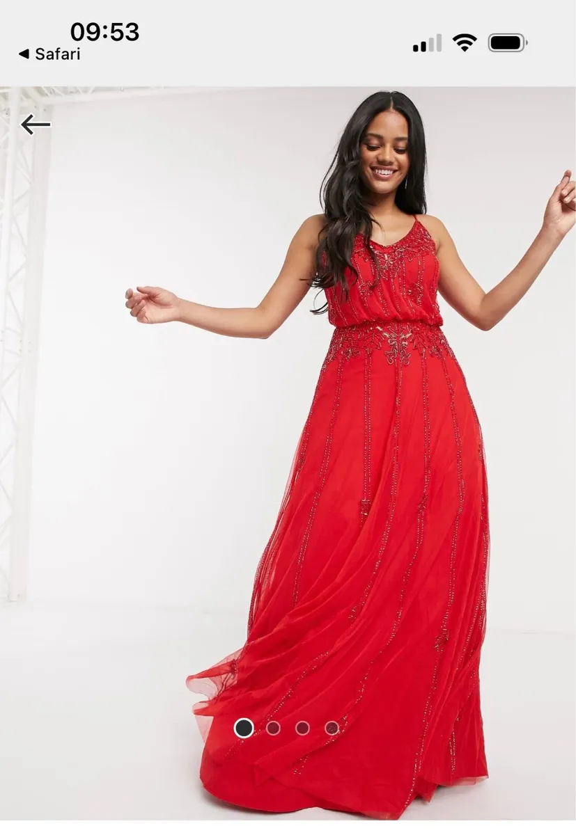 Lace and beads dress/gown - Image 1