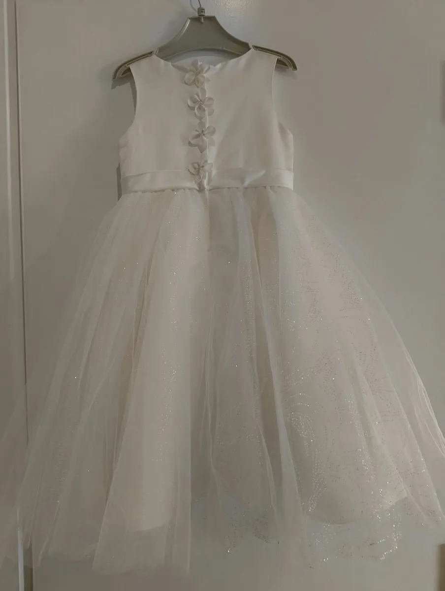 Ecru Occasion Dress for girl 4+ - Image 2