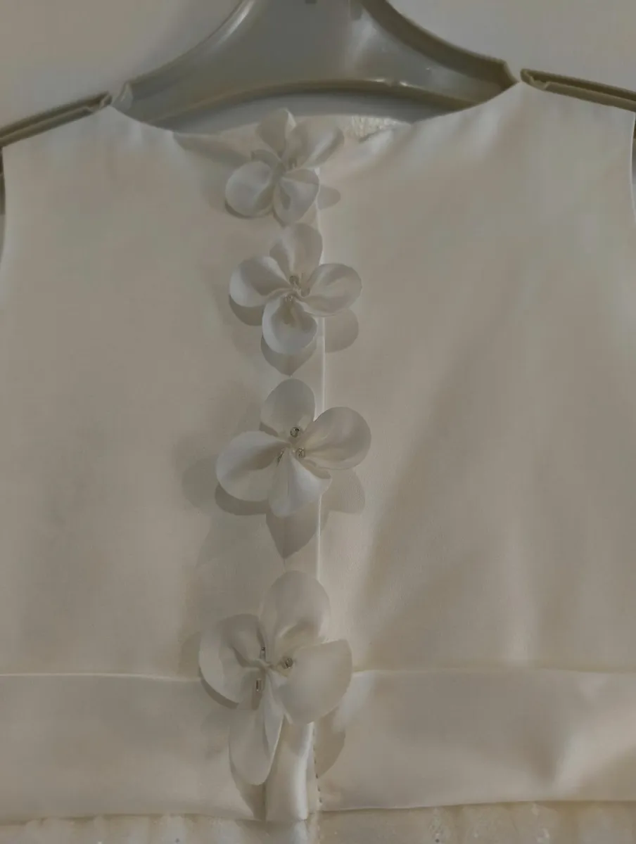 Ecru Occasion Dress for girl 4+ - Image 4
