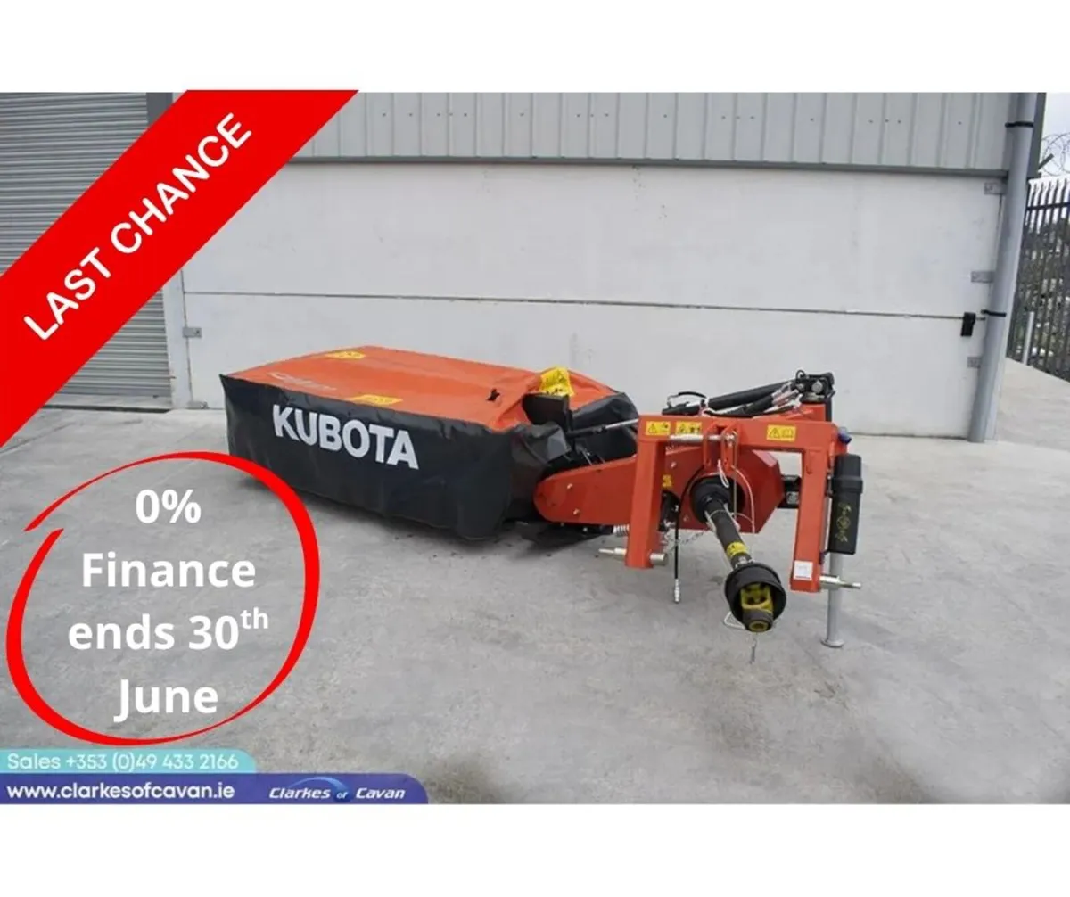 Kubota DM1017 Disc Mower - 0% FINANCE - Image 1
