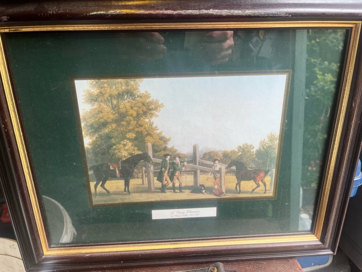 Vintage “Horses” Framed Prints - Image 2