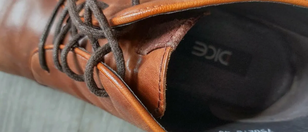 DICE leather man shoes size 46 - Image 4