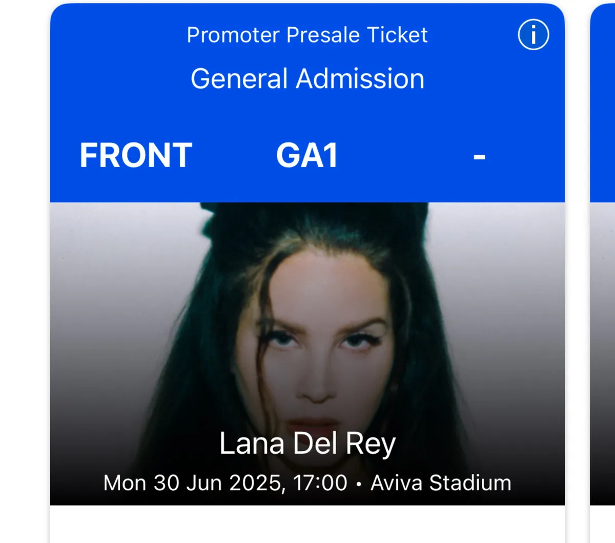 Lana Del Rey Tickets - Image 2