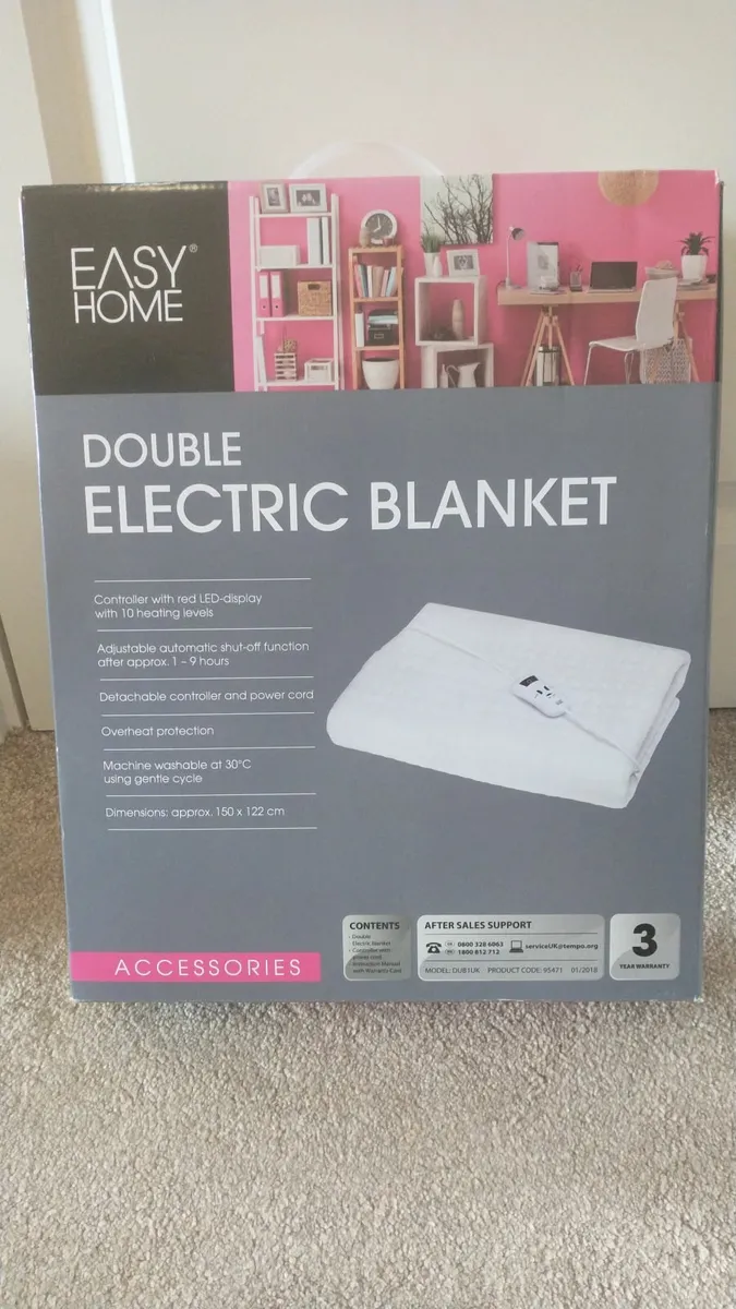 Double electric blanket and heated throw - Image 1