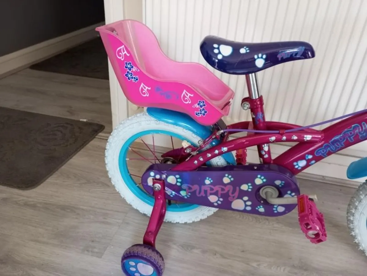 kids puppy bike size 14 inch wheels - Image 4