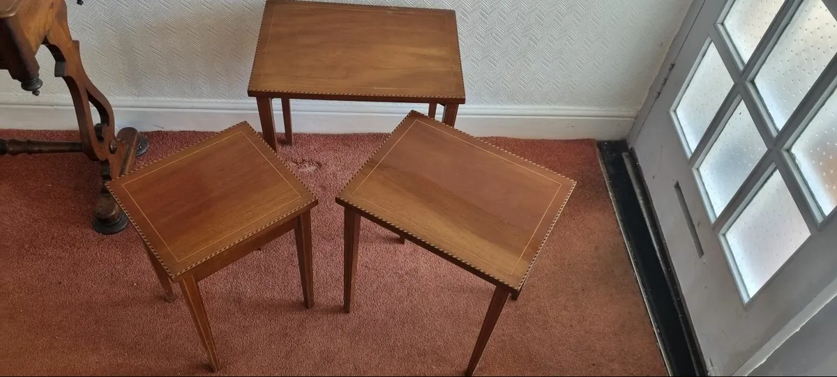 Antique Nest of Tables - Image 2