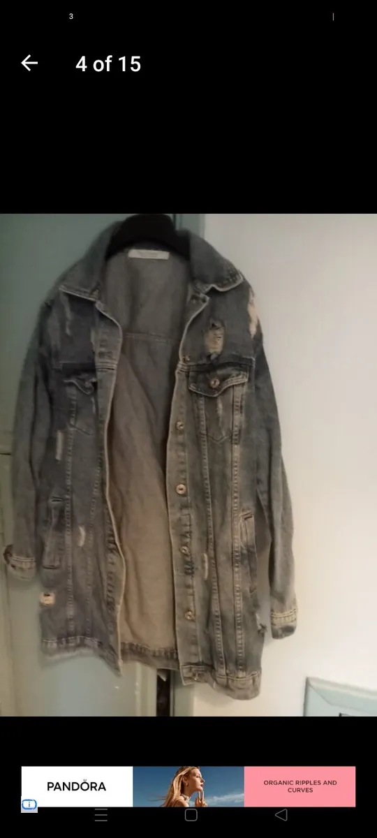 Ladies denim jacket size 10 - Image 1