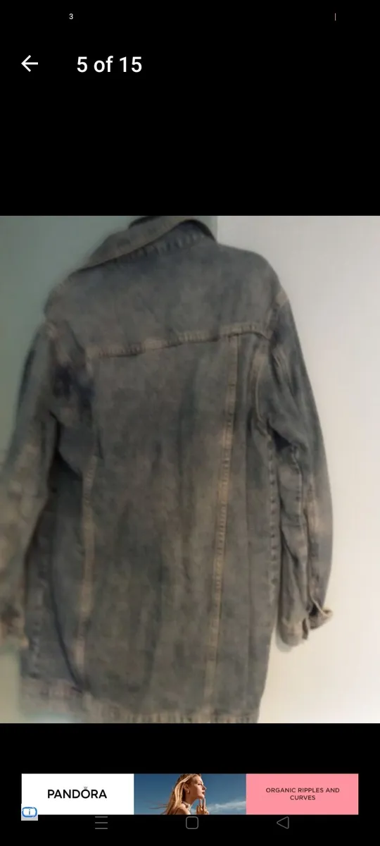 Ladies denim jacket size 10 - Image 2