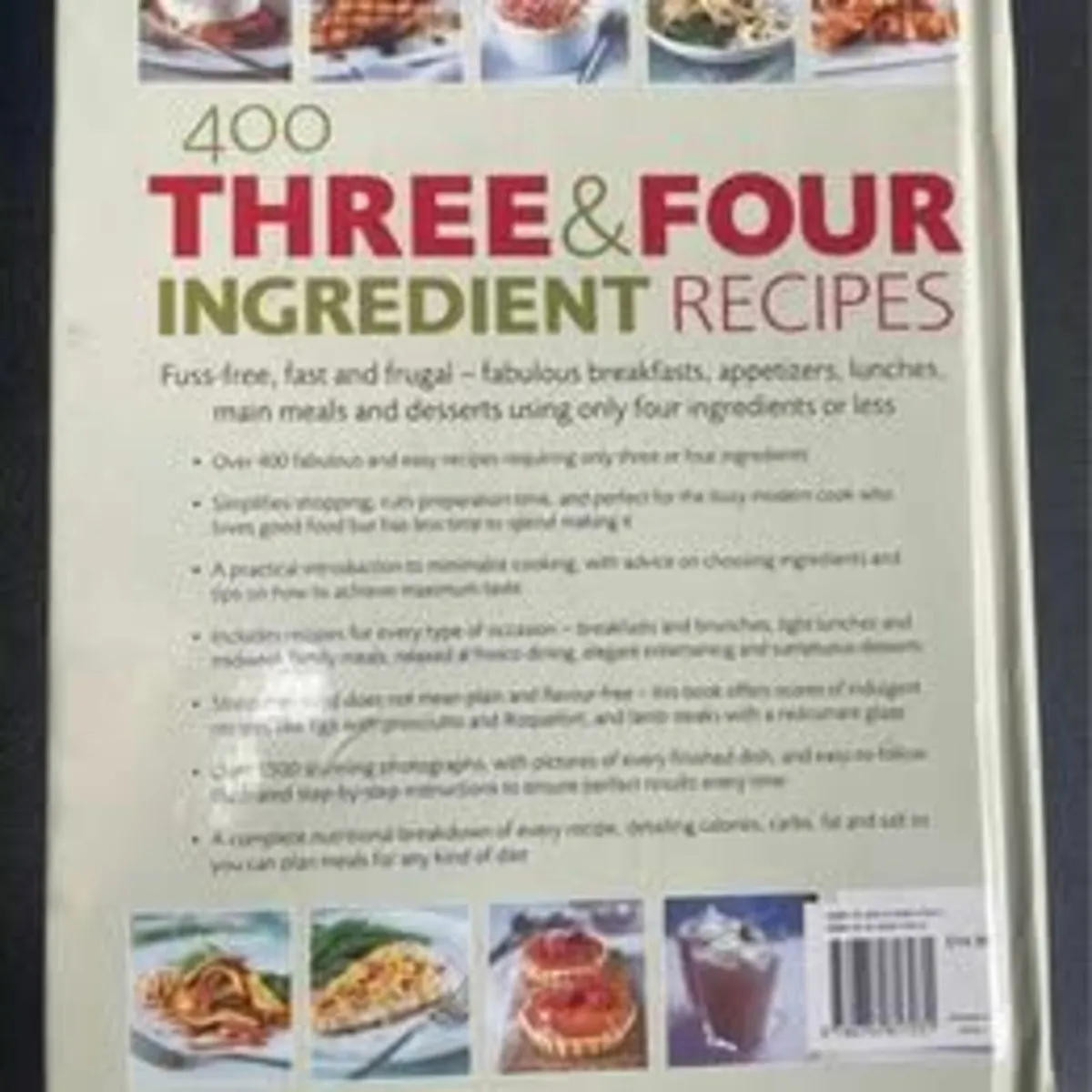 (Cook Book) 400 Three & Four Ingredient Recipes - Image 1