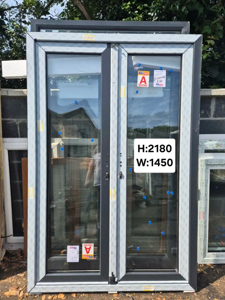 PVC FRENCH DOORS NEW