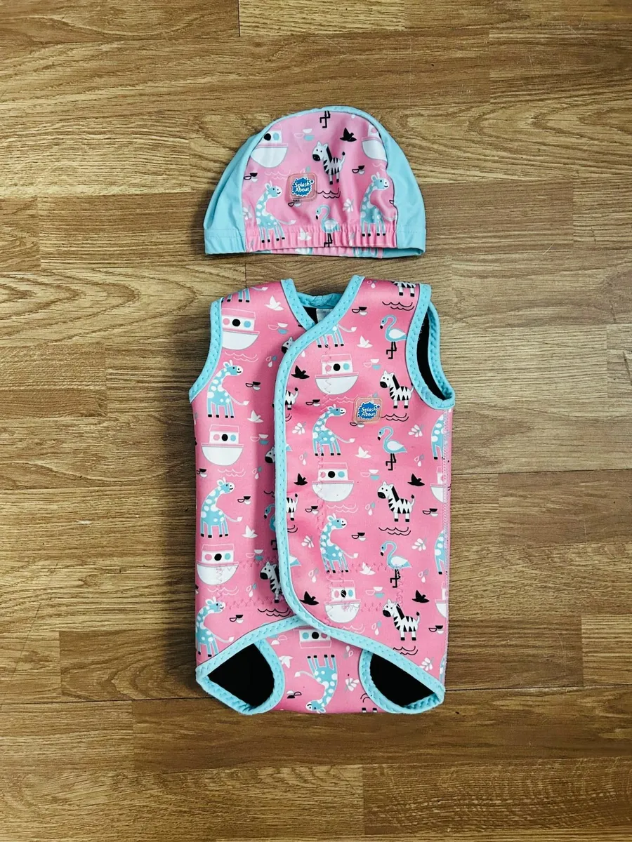 Baby Swim Wrap and Hat and Changing Mat - Image 3