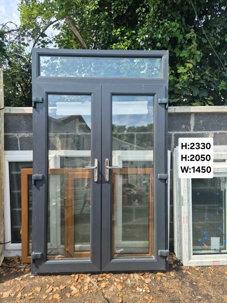 PVC FRENCH DOORS NEW