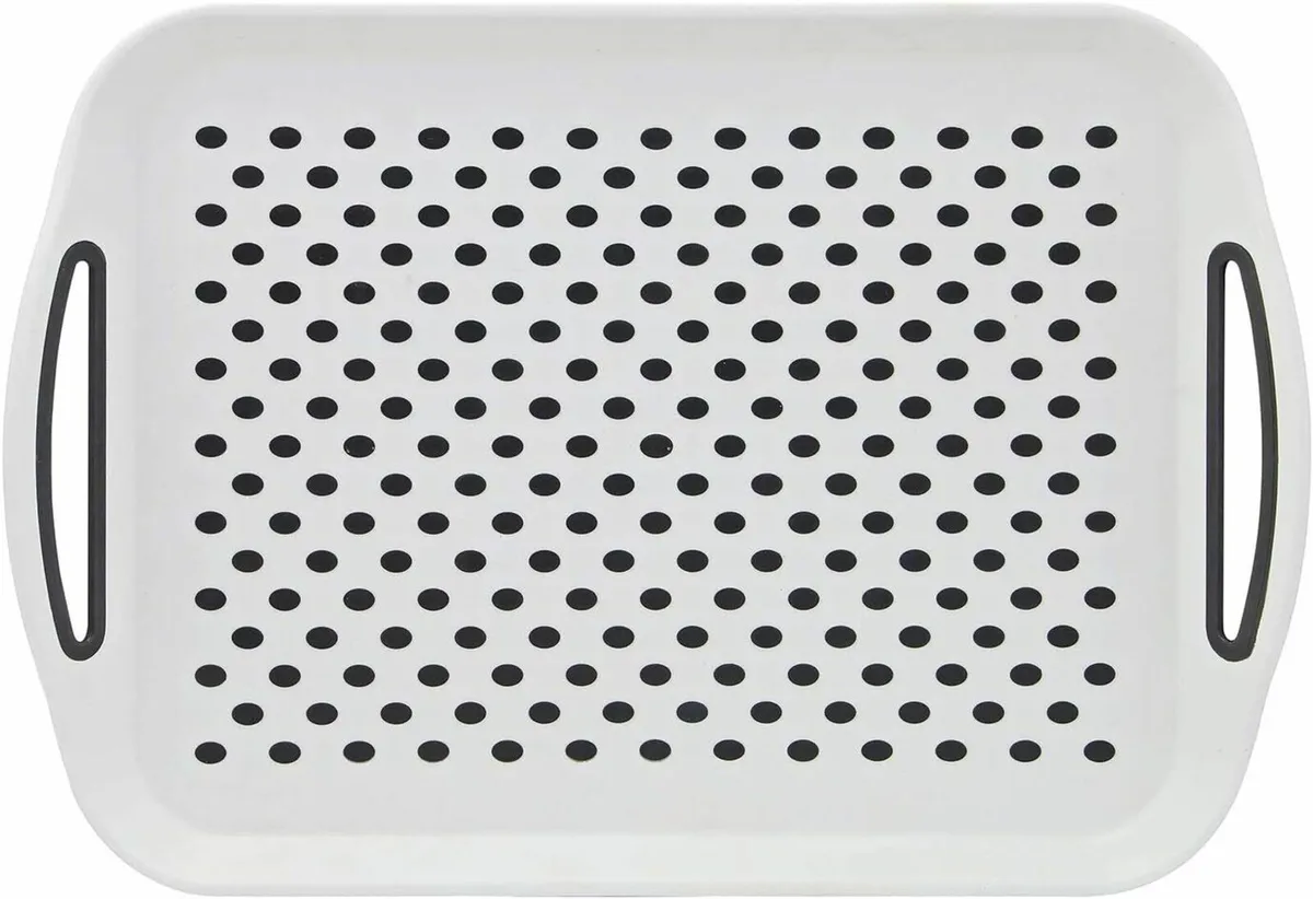 Tray Anti-Slip Plastic Set for Food & Drinks - Image 4