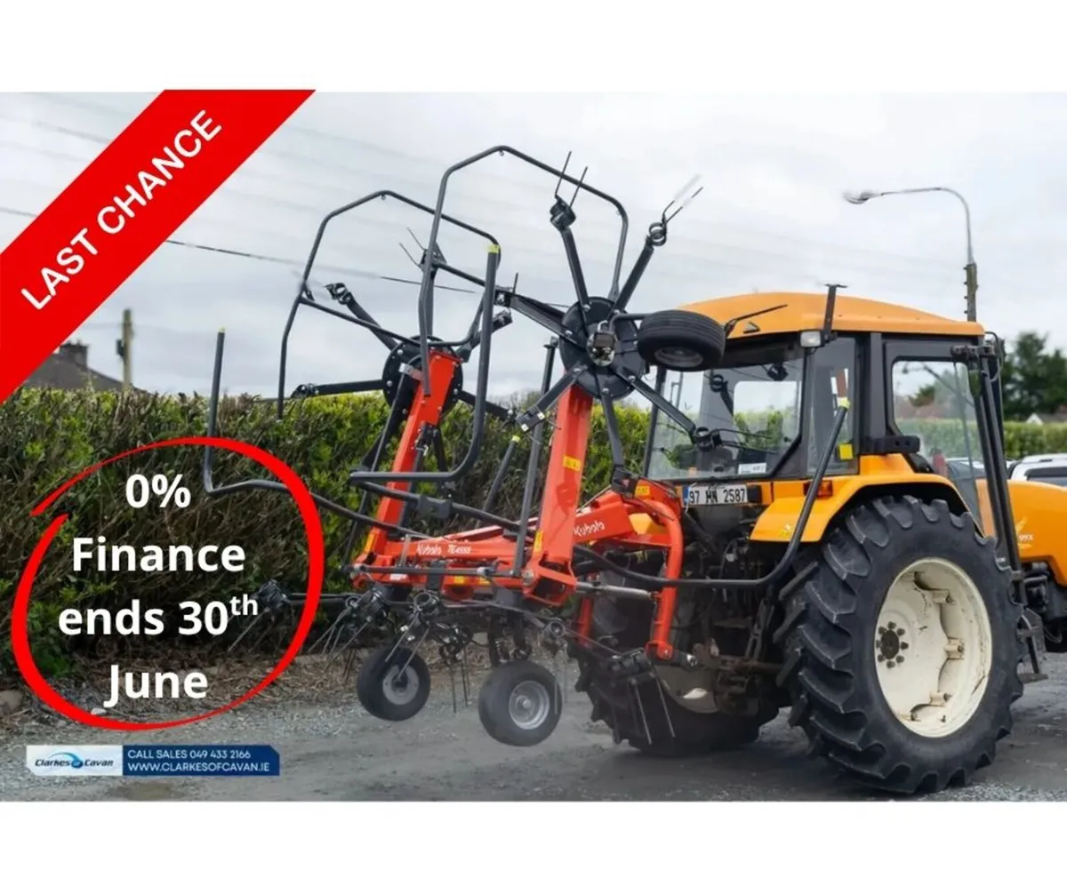 New Kubota TE4555 Tedder - Image 1