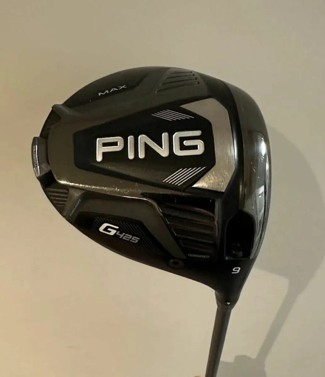 Ping G425 Max Driver. 9 Loft. Stiff Flex - Image 1