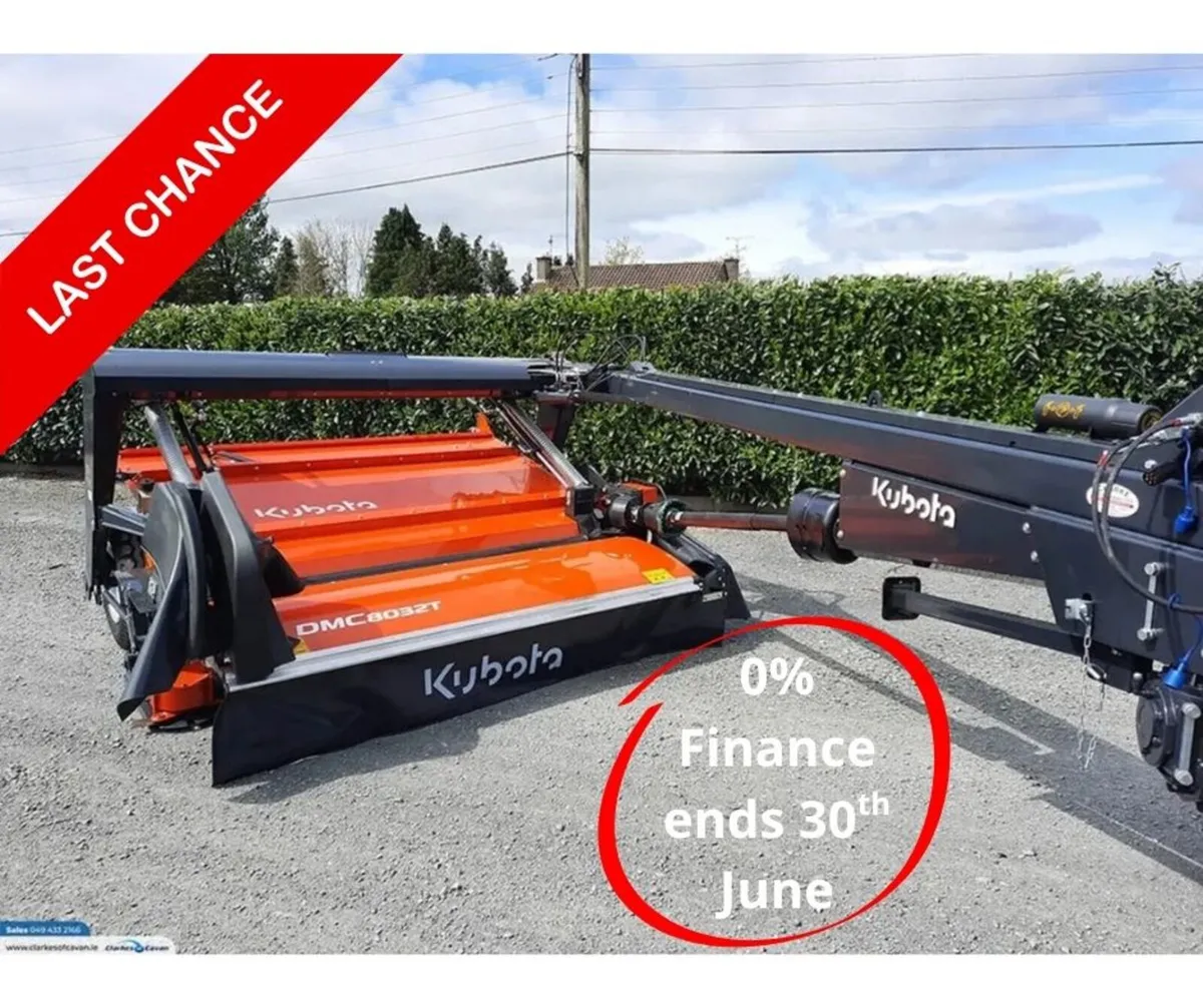 New Kubota DMC8032T Trailed Mower - Image 1