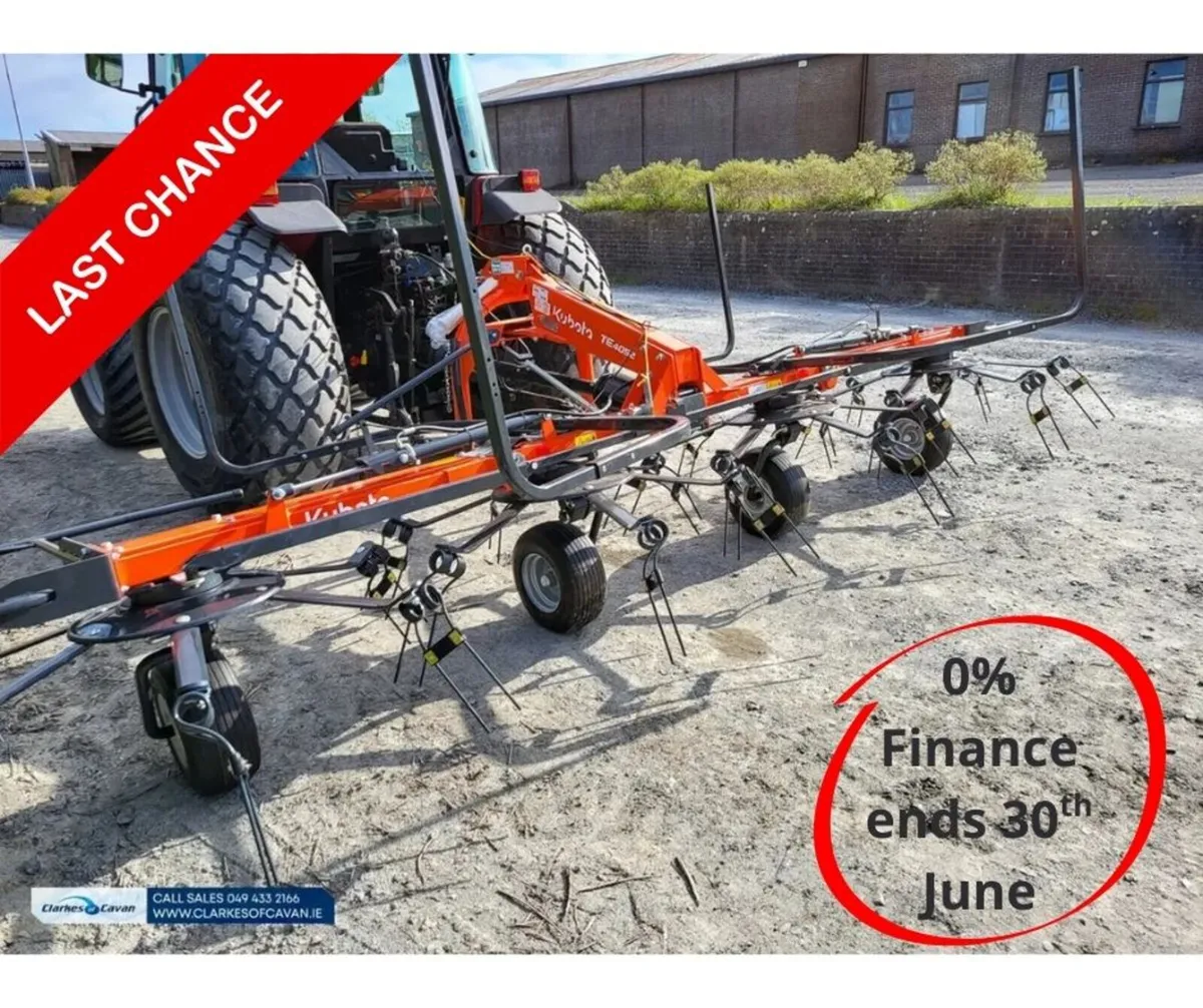 New Kubota TE4052 Tedder - Image 1