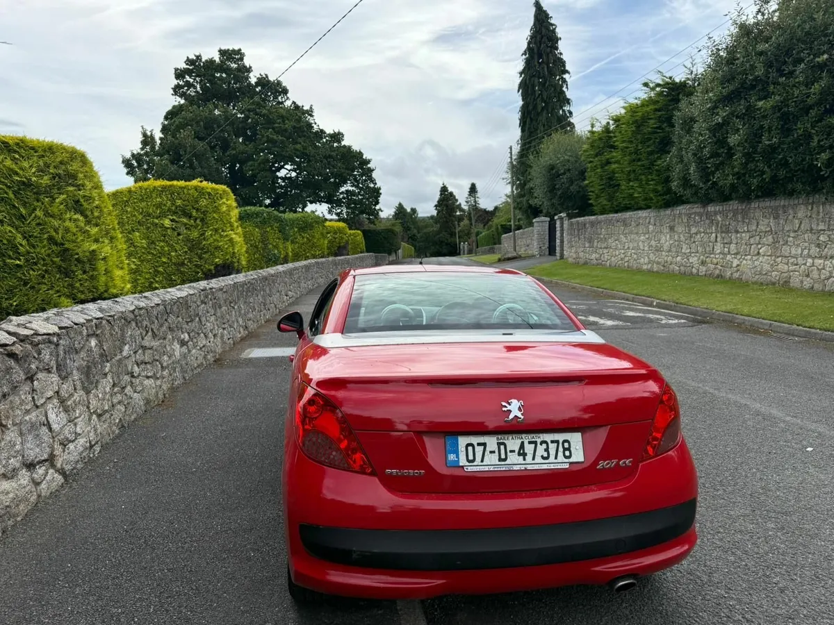 Peugeot 207cc 2007 NEW NCT convertible - Image 2