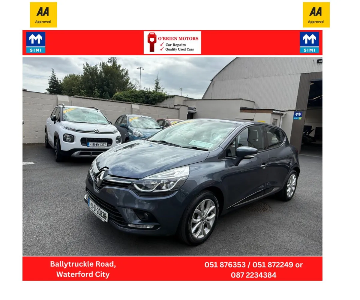 2019 Renault Clio, Grey, Hatchback,Petrol - Image 1