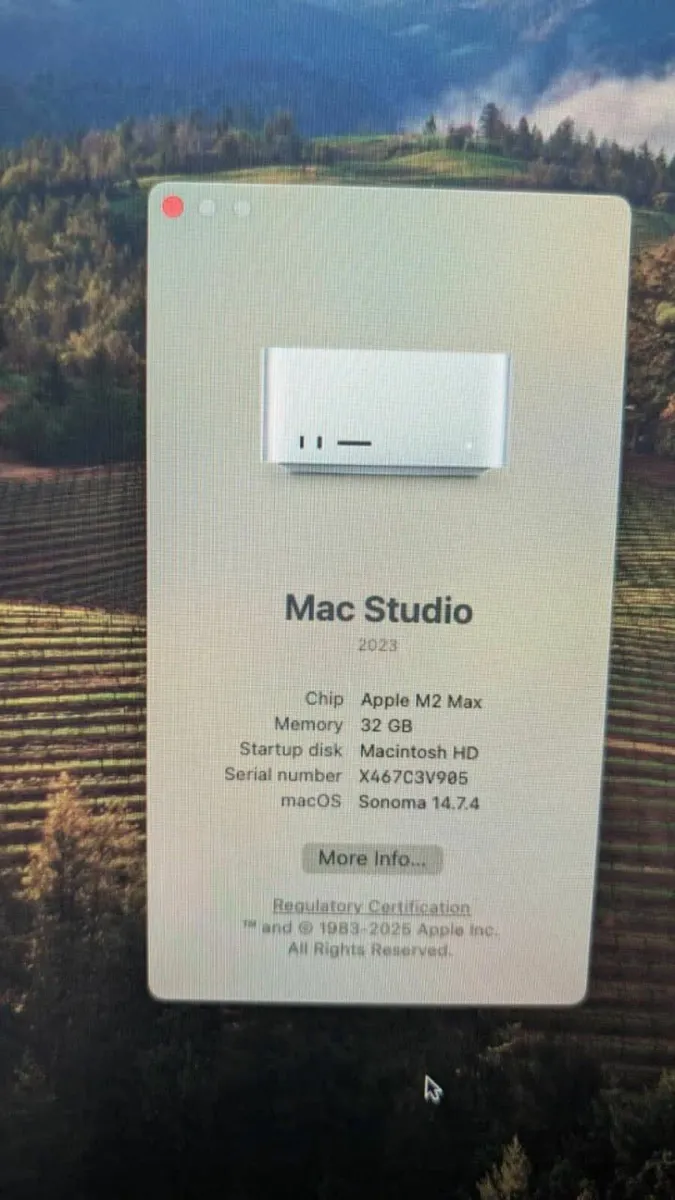 Apple Mac Studio Mini 512GB SSD, M2 Max, 32GB RAM - Image 3