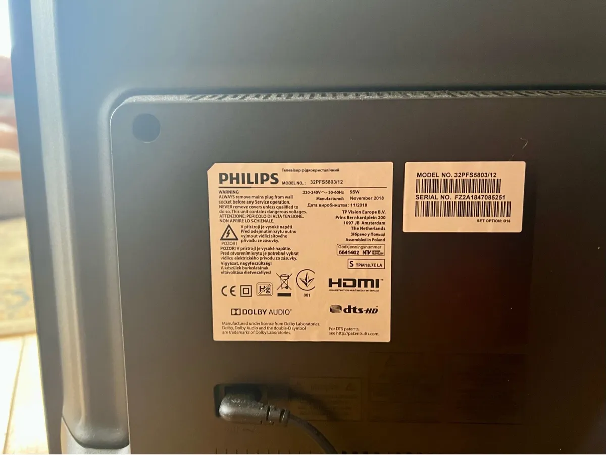 32” Philips Full HD LED Smart TV - Image 2