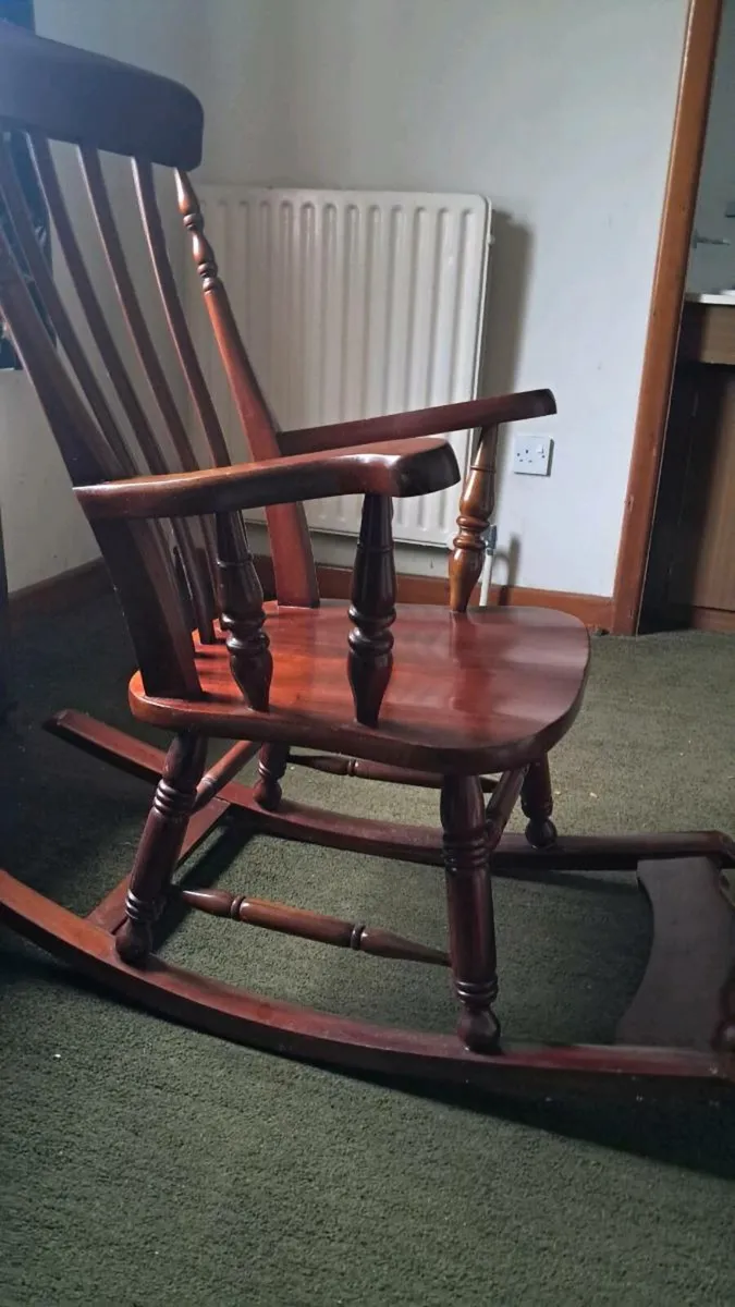 Mahahony Rocking Chair(originally 650) - Image 1