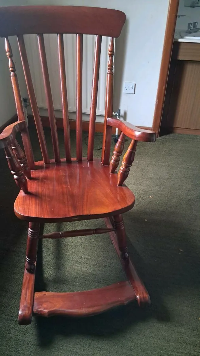 Mahahony Rocking Chair(originally 650) - Image 2